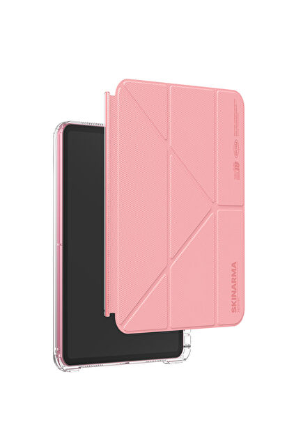 iPad Air 11 Nesil Kalemlikli Şeffaf Standlı Magnetik Zeta Kılıf