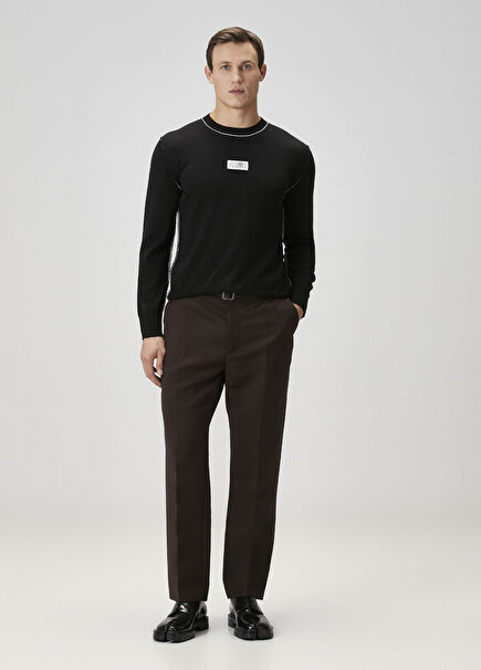 Kahverengi Beli Kemerli Pantolon