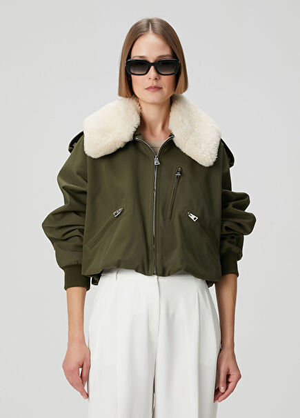 Haki Bomber Ceket