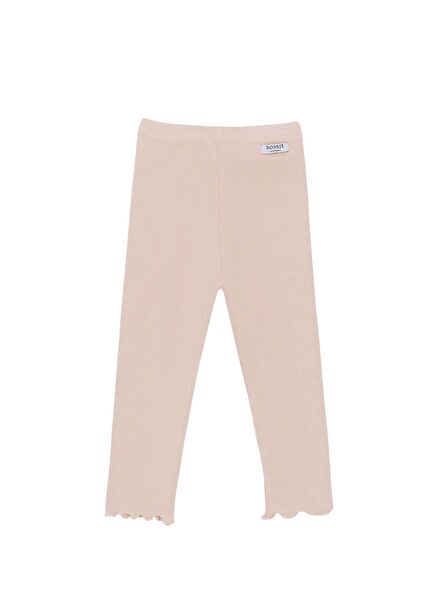 Joline Pembe Kız Çocuk Organik Pamuk Tayt