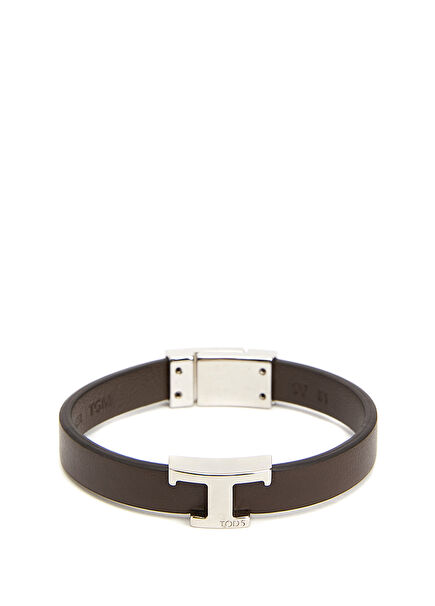 Brown Men's Leather Bracelet