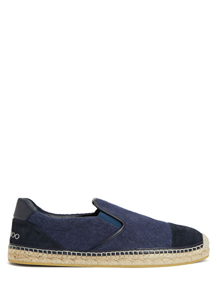 Ivan Blue Logo Detailed Men's Espadrille