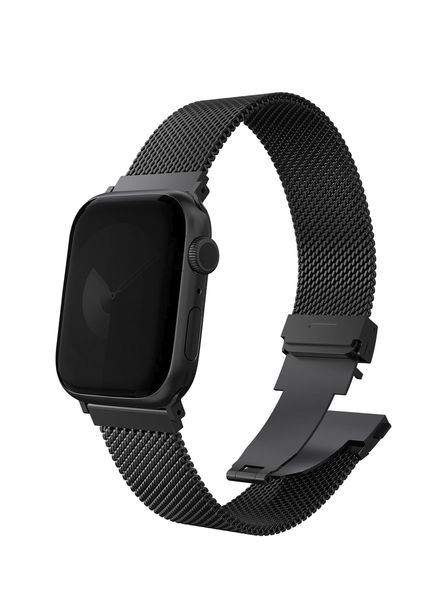 Dante Pro Watch 44/45/46/49mm Black Steel Mesh Smart Watch Band
