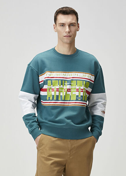 X Martin Rose Green Sweatshirt