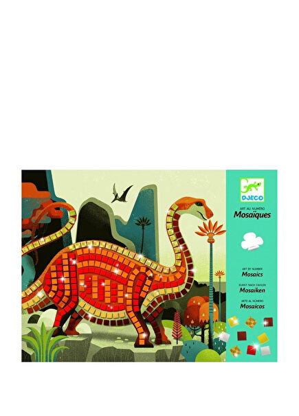 Dinosaurs Mozaik Yapıştırma