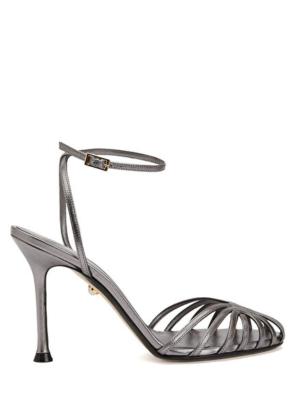 Ally Silver Kadın Deri Sandalet