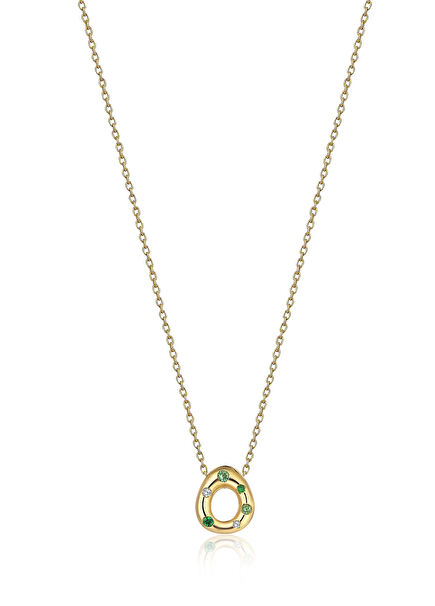 Mini Pebble Kadın Altın Kolye