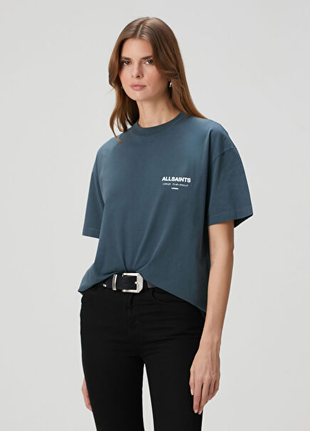 Underground Etta Mavi Oversized T-shirt