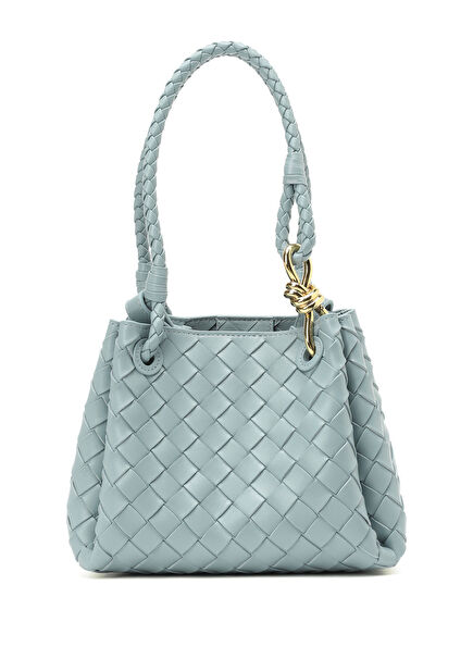Parachute Blue Women's Leather Bag