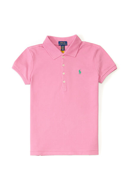 Pembe Çocuk Polo T-shirt