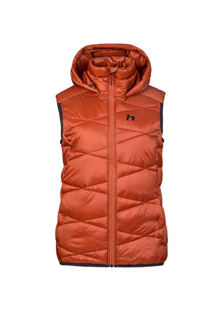 Betlis Vest Cinnamon Stick Kapüşonlu Kolsuz Kadın Outdoor Yelek