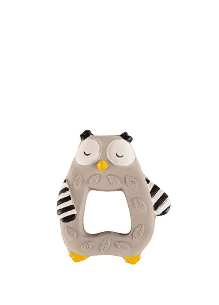 Baykuş Figürlü Diş Kaşıma Oyuncağı