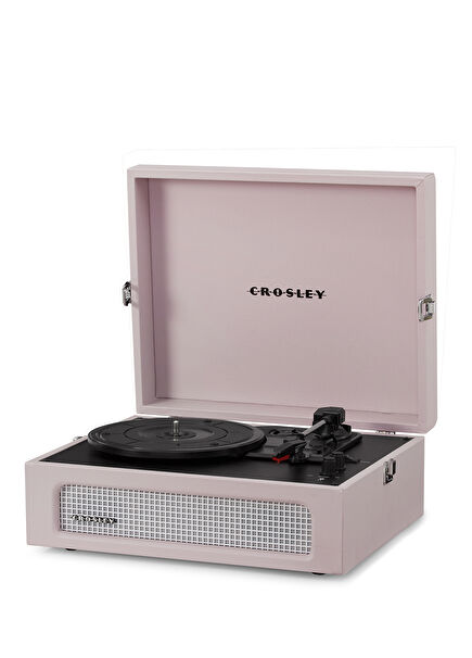 Voyager Vintage Amethyst Bluetooth Receiver and Portable Turntable