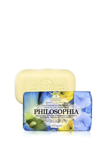 Philosophia Collagen Yaşlanma Karşıtı Ginseng & Mavi Açelya Katı Sabun 250 gr