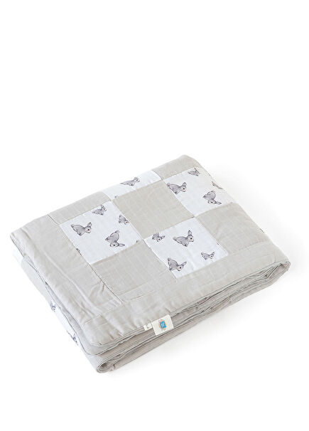 Iconique Lapin Muslin Baby Bedspread
