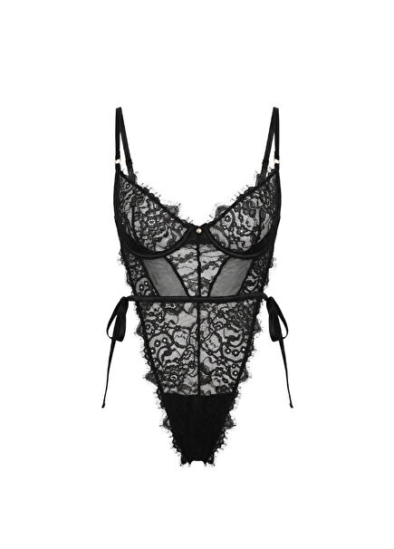 Cynthia Black Women's Bodysuit