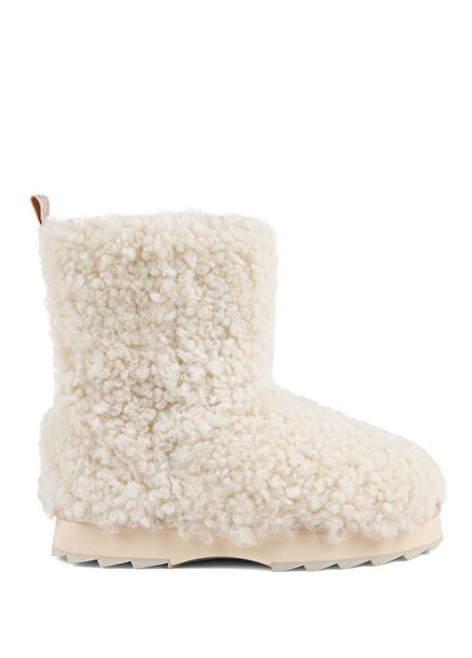 Sharky Lo Teddy White Women's Boots