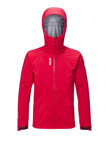 KAMET Kırmızı Gore-Tex Kapüşonlu Regular Fit Erkek Spor Ceket MIV10557 N0335