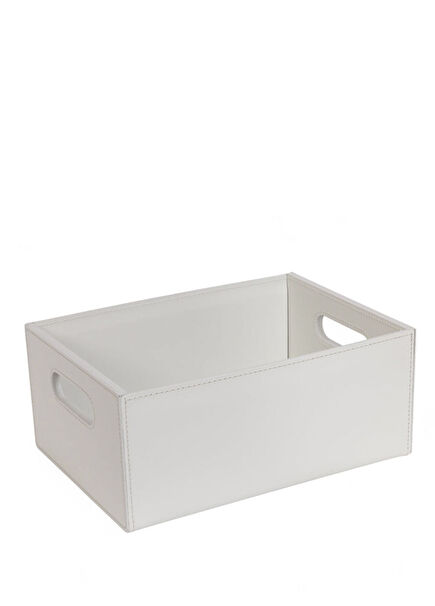 Siena Cream Leather Decorative Box
