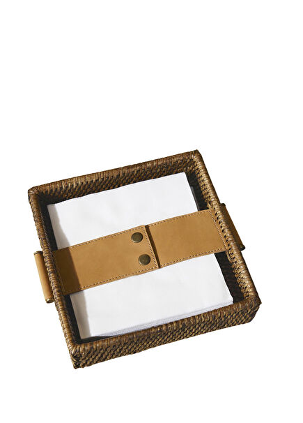 Rattan Kare Peçetelik
