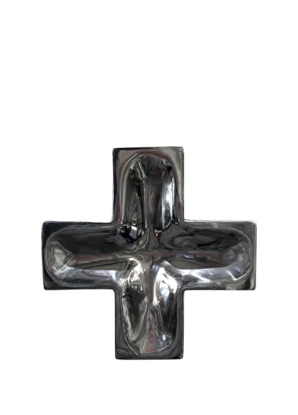 Plus Metallic Aluminum Decorative Wall Object