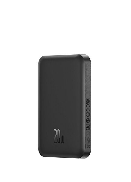 Magnetic Mini Wireless Black 20W 5000mAh Powerbank