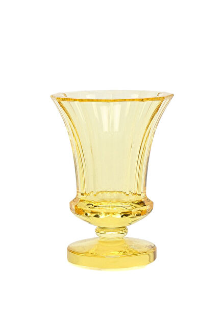 Sarı Kristal Dekoratif Vazo