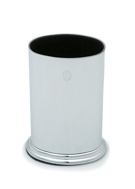 Silver Silindir Formlu Çelik Gözlük Kılıfı