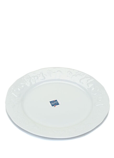 California Beyaz Porselen Servis Tabağı