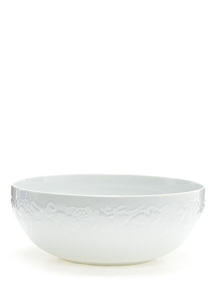 California White Porcelain Serving Plate
