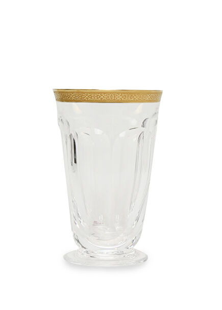 Transparent Gold Patterned Crystal Glass