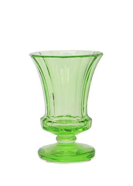 Yeşil Ayaklı Kristal Vazo