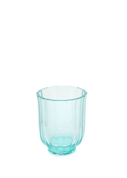 Paradise Mavi Silindir Formlu Kristal Vazo