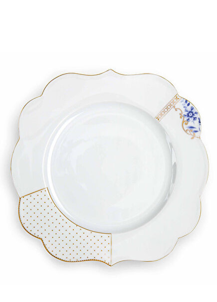 Royal White Dinner Plate