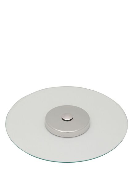 Palmi Round Shaped Silver Plated Stand