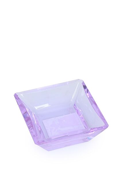 Purple Rectangular Shaped Ashtray