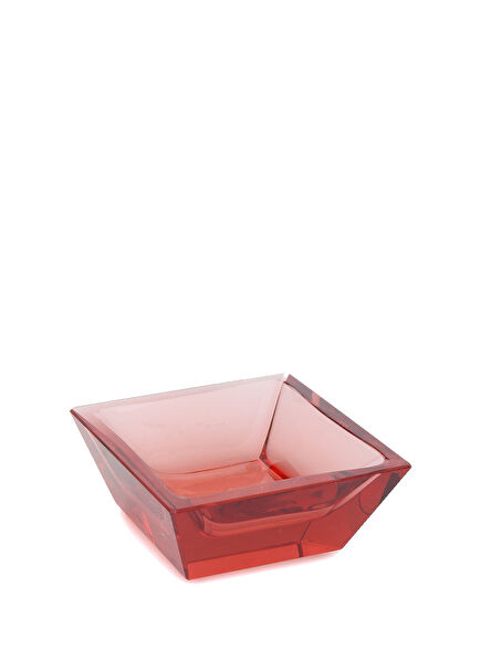 Red Rectangular Shaped Ashtray