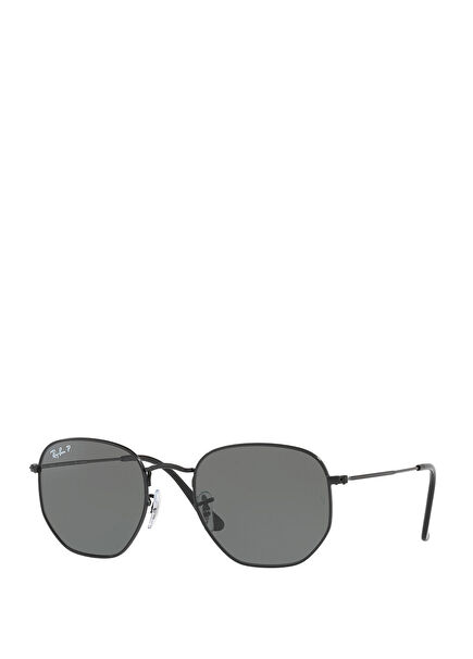 Siyah Oval Formlu Unisex Güneş Gözlüğü