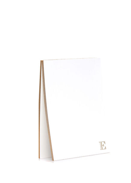 Beyaz Harf Baskılı Not Defteri