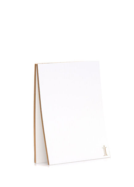 Beyaz Harf Baskılı Not Defteri