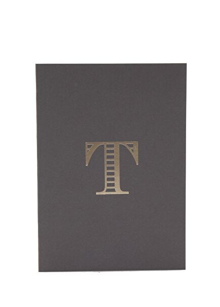 Monogram A5 Harf Baskılı Not Defteri