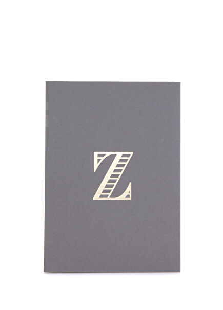 Monogram A5 Letter Printed Notebook