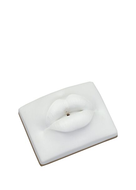 Oh Mon Dieu Beyaz Dudak Formlu Tütsü Tutucu