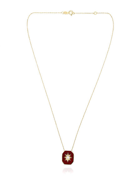 Gabrielle Yıldızlı Altın Kaplama Kadın Kolye
