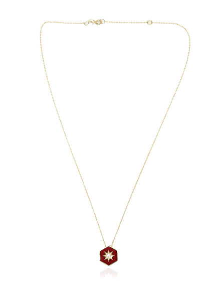 Gabrielle Yıldızlı Altın Kaplama Kadın Kolye