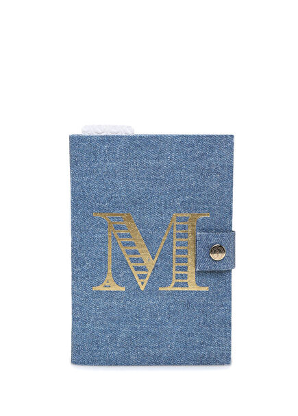 Mavi Harf Baskılı Not Defteri