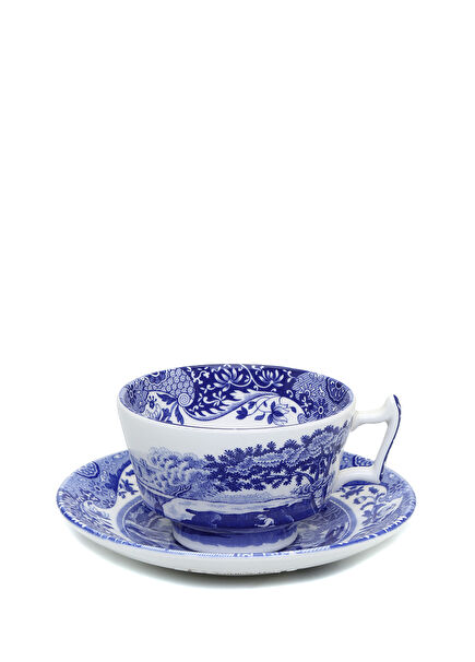 Blue Italian Porcelain Tea Cup