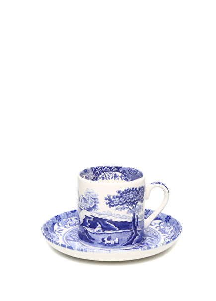 Blue Italian Coffee Cup Set