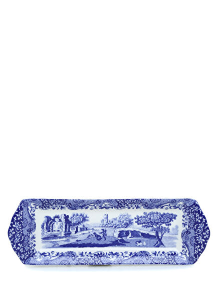 Blue Italian Porcelain Tray