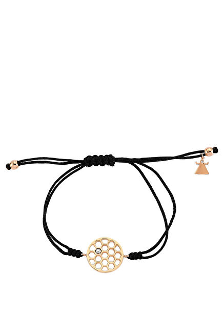 Honeycomb Kadın Altın Bileklik